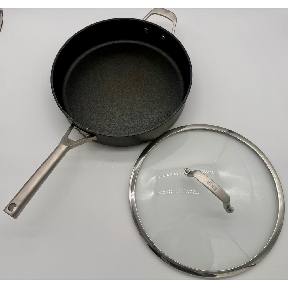 Ninja Foodi NeverStick Premium 12 Inch Saute Pan with Glass Lid Hard Anodized